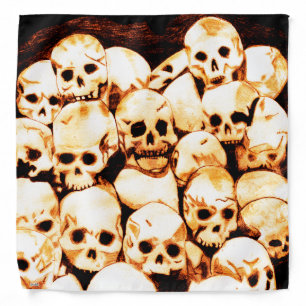 Pile-O-Skulls (Aged) Bandana