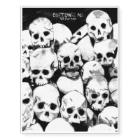 pile of skulls tattoo