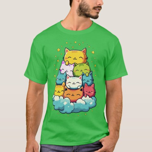 Pile Of Cats T_Shirt