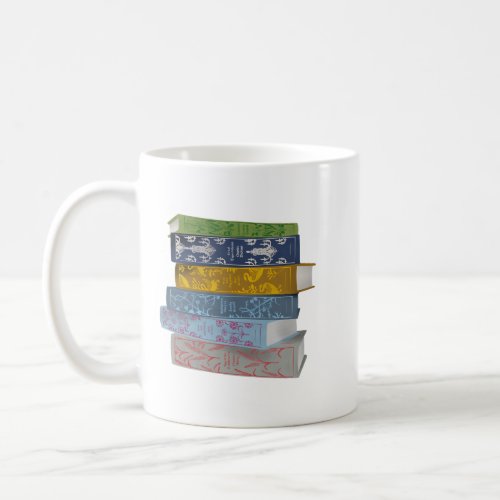 Pile of Clothbound Classics Coffee Mug