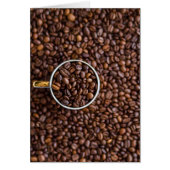 Pile of Coffee Beans with Coffee Cup Full of Beans (Front)