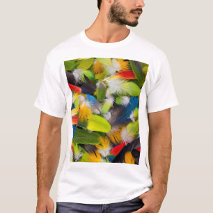 Pile of colorful feathers T-Shirt