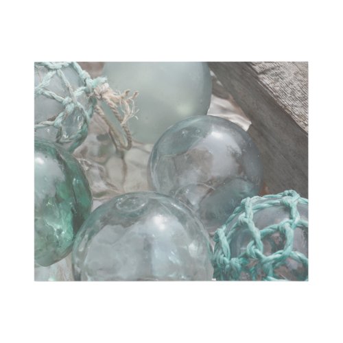 Pile Of Glass Fishing Floats Gallery Wrap