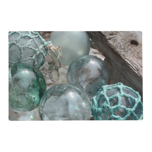 Pile Of Glass Fishing Floats Placemat