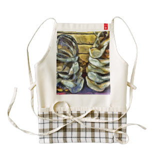 Pile of marine jaws zazzle HEART apron