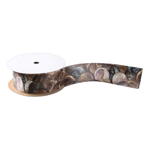 Pile of Pennies - One Cent Penny Spread Background Satin Ribbon