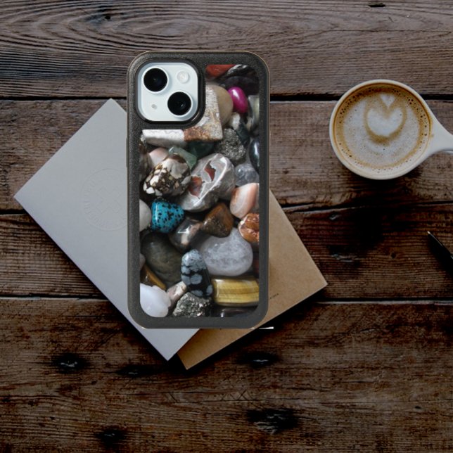 Pile of Polished Rocks iPhone 15 Case (Creator Uploaded)