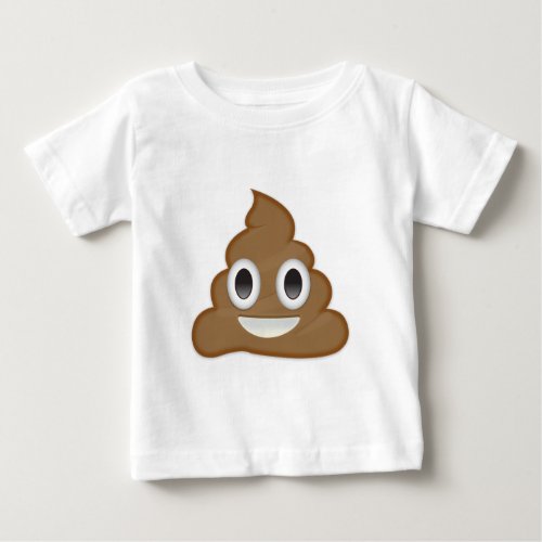 Pile Of Poo Emoji Baby T_Shirt