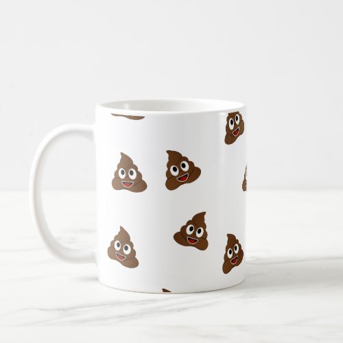 Pile of Poo emoji smiling poops Coffee Mug