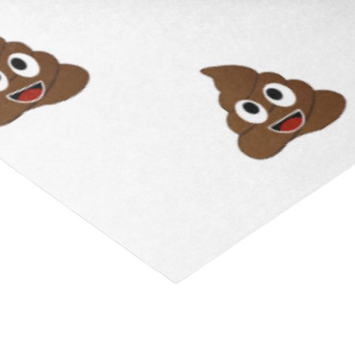 Pile of Poo emoji smiling poops Tissue Paper