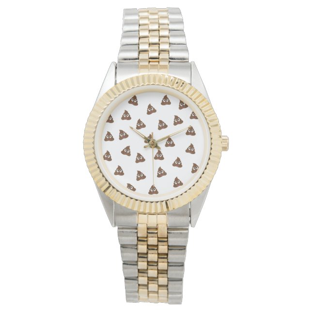 Pile of Poo emoji smiling poops Watch (Front)