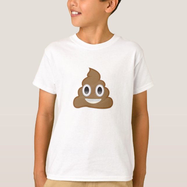 Pile Of Poo Emoji T-Shirt (Front)