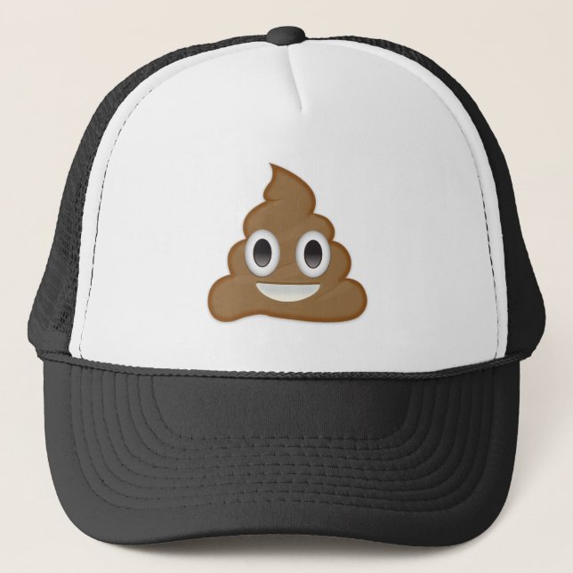 Pile Of Poo Emoji Trucker Hat (Front)