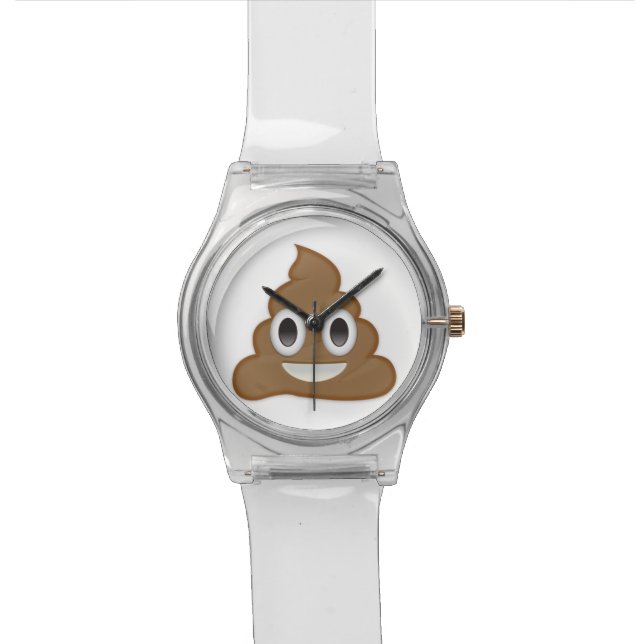 Pile Of Poo Emoji Watch (Close Up)