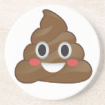 Pile Of Poop Happy Emoji Coaster at Zazzle