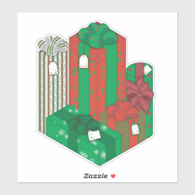 Pile of Presents Sticker (Sheet)