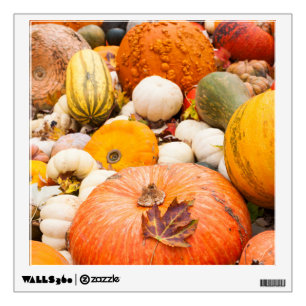 Pile Of Pumpkins And Squash Wall Decal
