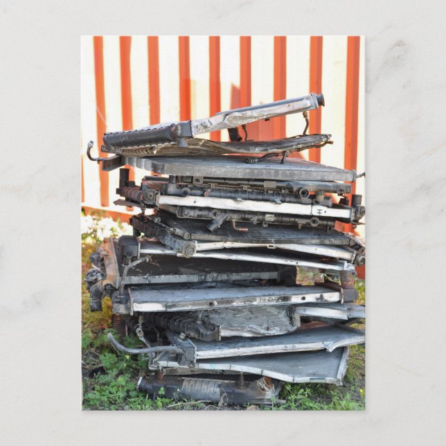 Pile of Radiators Postcard (Front)