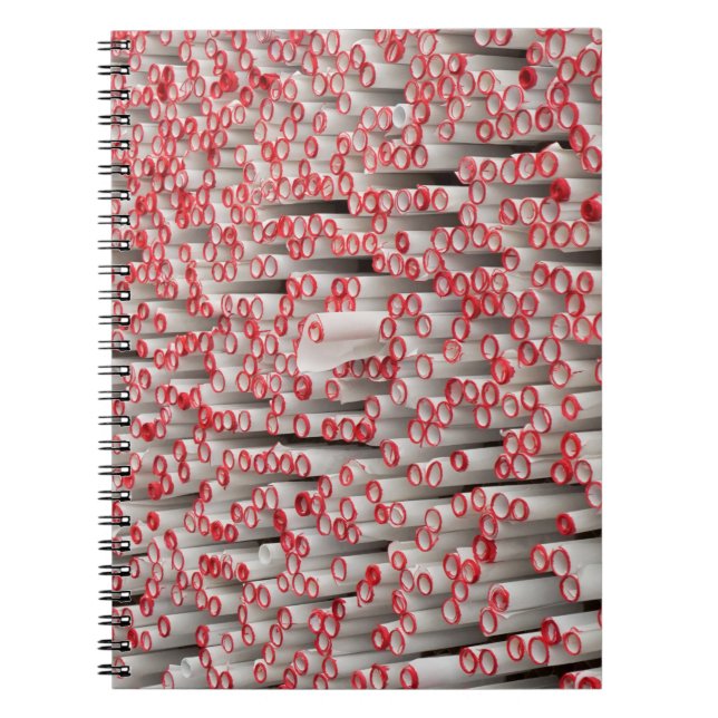 Pile of rolled papers notebook (Front)
