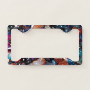 Pile of Shiny Rocks License Plate Frame