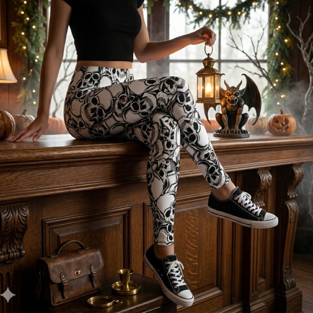 Pile of Skulls Red Eye ID222 Leggings (Creator Uploaded)