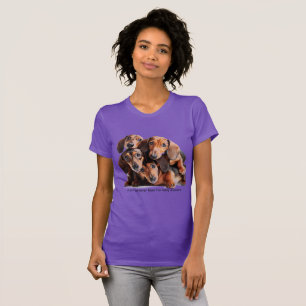 Pile of wiener dogs T-shirt
