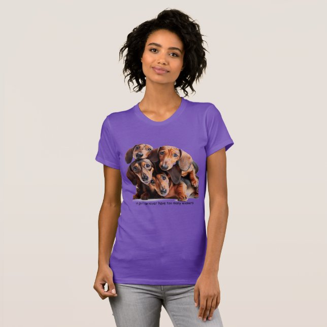 Pile of wiener dogs T-shirt (Front Full)
