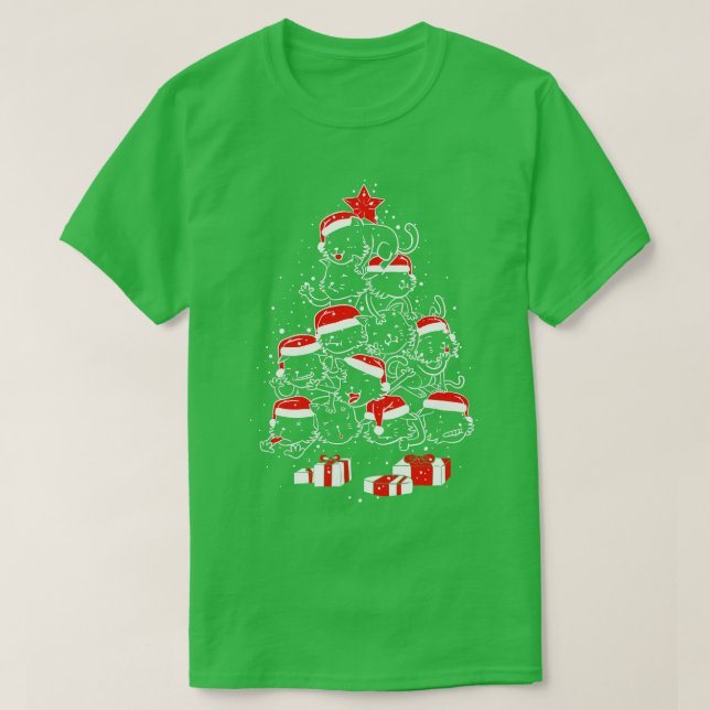 Pile Of Xmas Cats Ugly Sweater by Tobe Fonseca (Design Front)