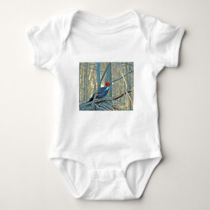 Pileated Woodpecker Coordinated Items Baby Bodysuit