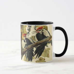 Pileated Woodpecker, John James Audubon Mug