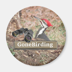 Pileated Woodpecker magnet