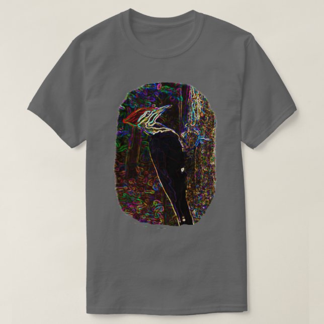 PILEATED WOODPECKER T-Shirt (Design Front)
