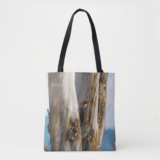 Pileated Woodpecker Tote Bag (Front)