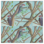 PILEATED WOODPECKERS FABRIC