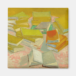 Piles of French Novels Vincent van Gogh Magnet