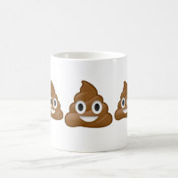 Piles of poop emoji mug