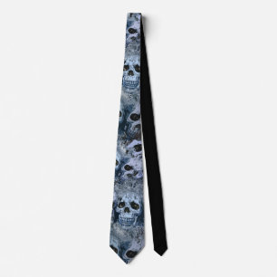 Piles of Skulls Neck Tie