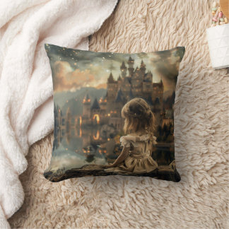 piles with Princess Elly in Fantasy Ssphere Throw Pillow