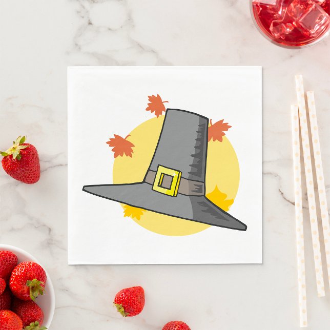 Pilgram Hat Napkins (Creator Uploaded)