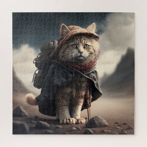 Pilgrim cat  jigsaw puzzle