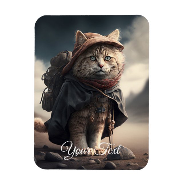 Pilgrim cat.  magnet (Vertical)