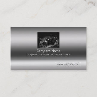 Pilgrim Compact Signing on metallic-effect Business Card