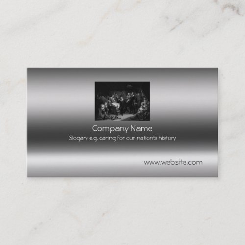 Pilgrim Compact Signing on metallic_effect Business Card