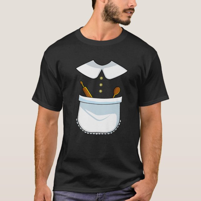 Pilgrim Costume Lady Thanksgiving Turkey Day Women T-Shirt (Front)