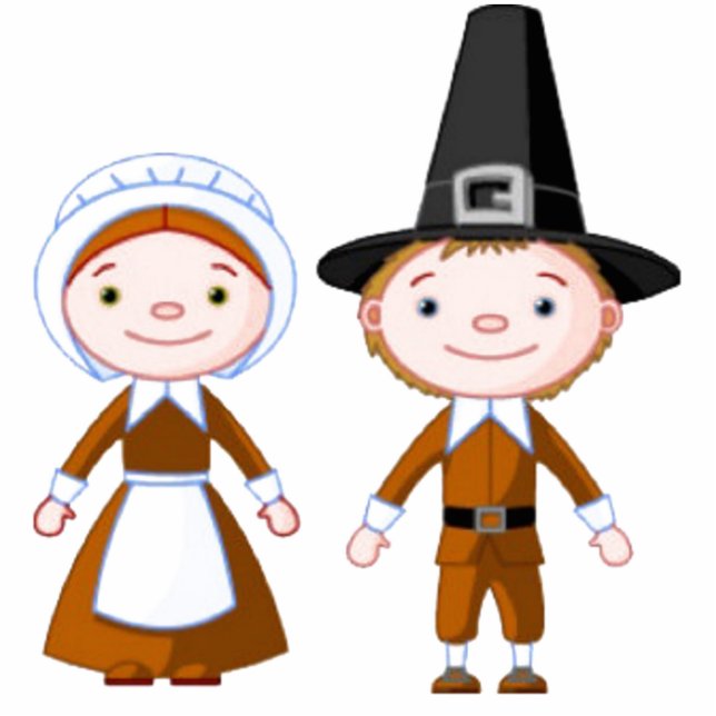 Pilgrim Couple Cutout (Front)