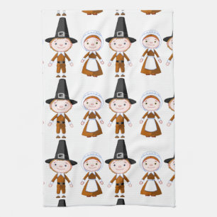 Pilgrim Couple Towel