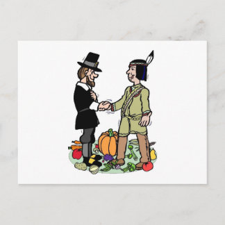 Pilgrim Indian Cooperation Postcard