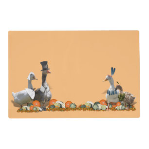 Pilgrim & Indian Ducks Thanksgiving  Placemat