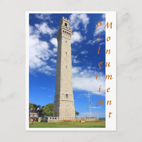 Pilgrim Monument Provincetown Cape Cod Postcard