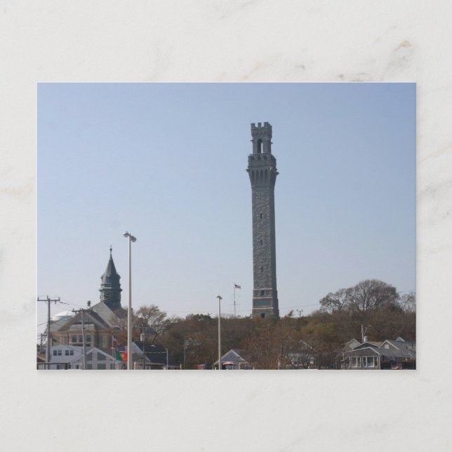 Pilgrim Monument - Provincetown, Ma. Postcard (Front)